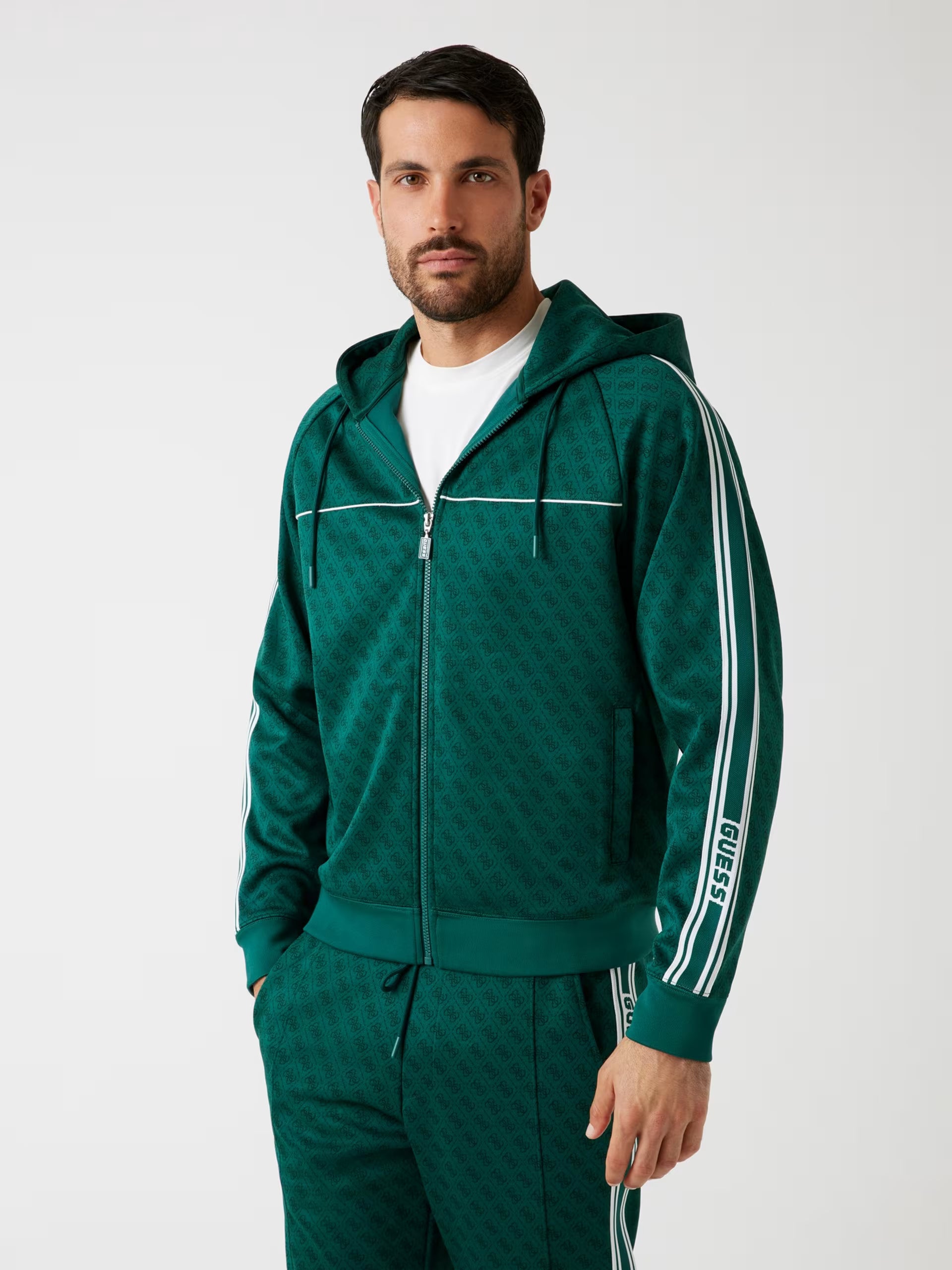 Felpa Guess - Felpa regular fit con logo 4G