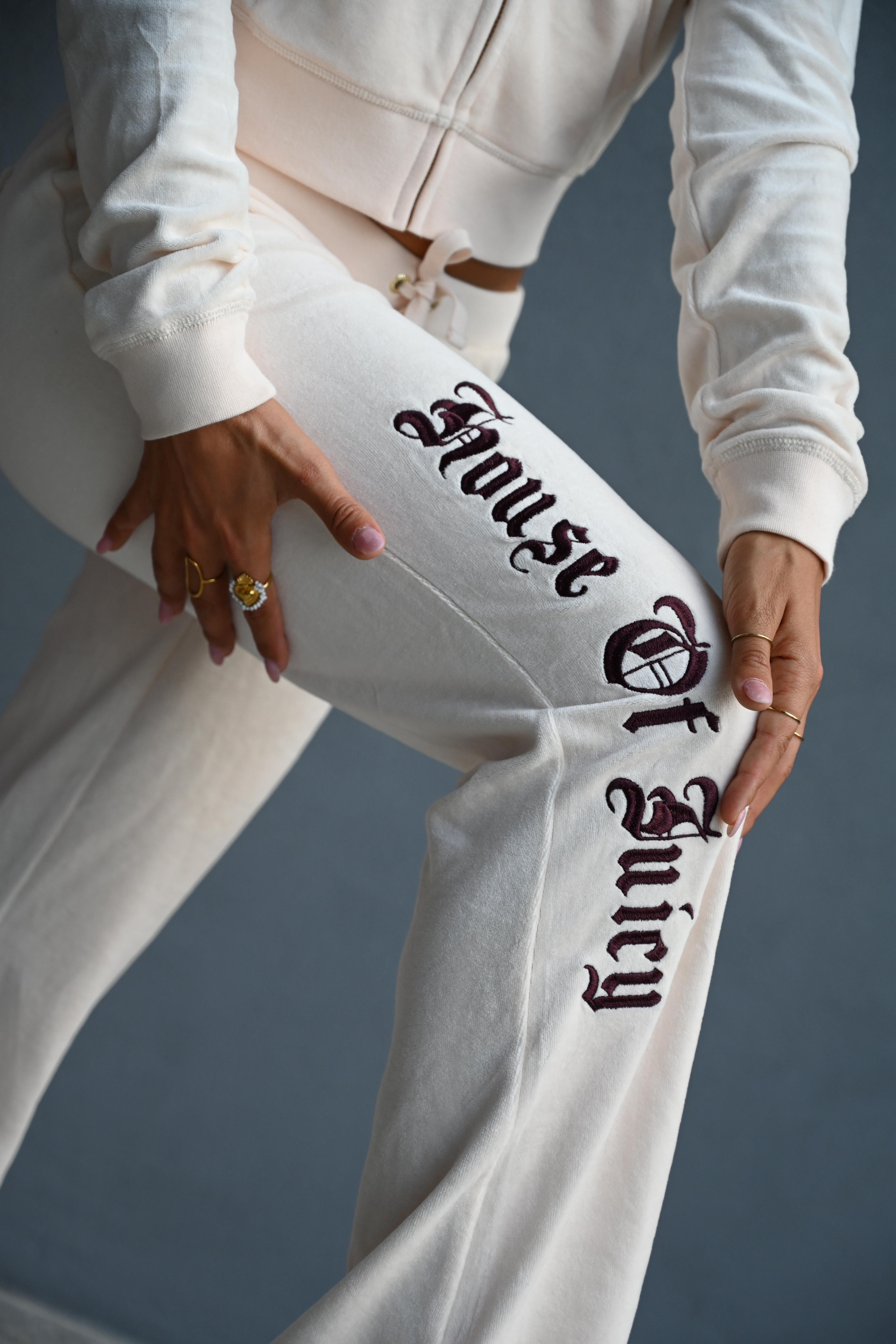 JUICY COUTURE - PANTALONE TUTA A VITA BASSA House of Juicy Caisa ROSA Champagne